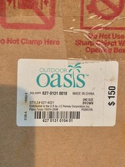 Outdoor Oasis JCP Home Gazebo Mesquito Netting One Size Brown Replacement