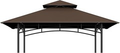 5×8 Rectangular BBQ Gazebo Canopy – Ventilated Design for Smokeless Grilling