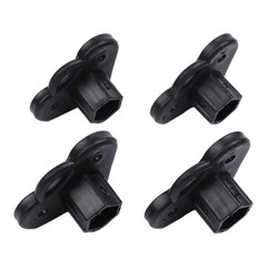 Gazebo Foot Brackets for 21x21mm Tube Plastic Set of 4 Tent Support Accessories