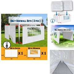 Benefitusa Sidewalls 10X6.4 Size For Tent Outdoor Pop Up Canopy Gazebo Marquee