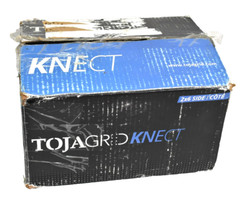 TojaGrid Wood Knect Pergola Side Bracket Black Zinc Coated 2&Prime; x 6&Prime; Posts 8 Pack