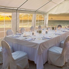 16&rsquo;x20&prime; Outdoor Party Tent Heavy Duty Wedding Event Gazebo Canopy w/8 Removable