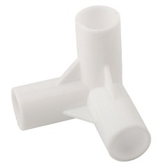 10 Tent Pole Tee Connectors for Canopy and Tent Poles Plastic Joints I D 16mm
