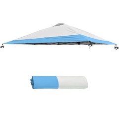 Jorohiker 13×13 Canopy Replacement Cover Only, Silver coated White+Blue