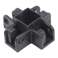 4 Pack Popup Canopy Center Connector Plastic Fits Square Tubes 34x34mm