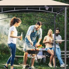 Toldo De Repuesto De Doble Nivel De 5 Pies X 8 Pies Para Parrilla, Cenador P…
