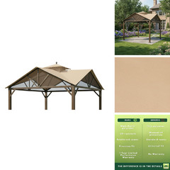 Garden Winds Reinforced Riplock 350 Replacement Canopy Top Cover Compatible