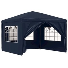 Party Tent Blue Polyethylene roof and side panels