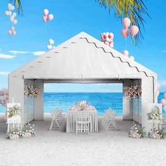 16&rsquo;x20&prime; Outdoor Party Tent Heavy Duty Wedding Event Gazebo Canopy w/8 Removable