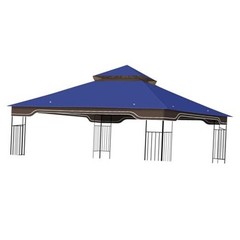 Replacement Gazebo Canopy, 10 x 12 FT Durable Outdoor Roof Cover – Fits Blue