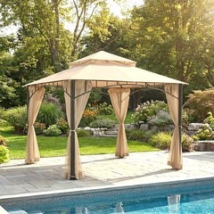 Garden Winds Durable Replacement Canopy Top – Classic Sand, 350 LCM432B-V26